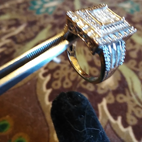 Sterling silver diamond ring purchased 2008. - Picture 5 of 5